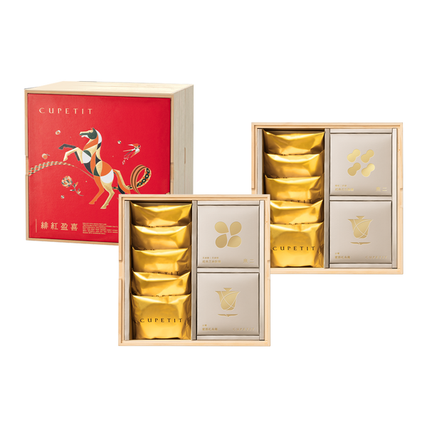 緋紅盈喜木盒